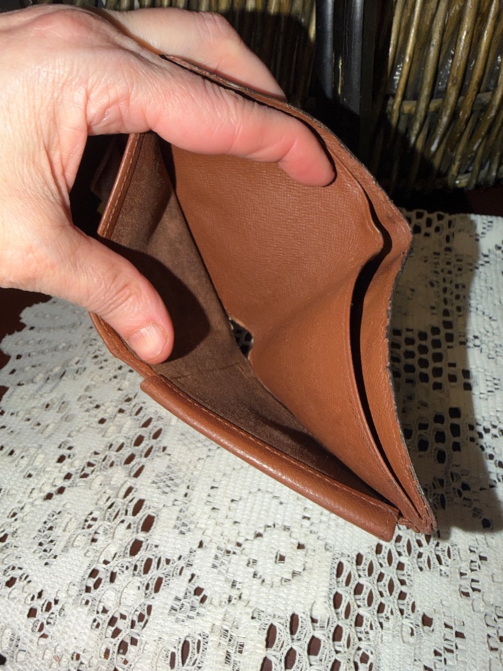 Louis Vuitton Monogram Canvas Wallet - Brown with Tan Accents - Picture 9 of 11